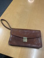 Elegante braune Lederhandtasche