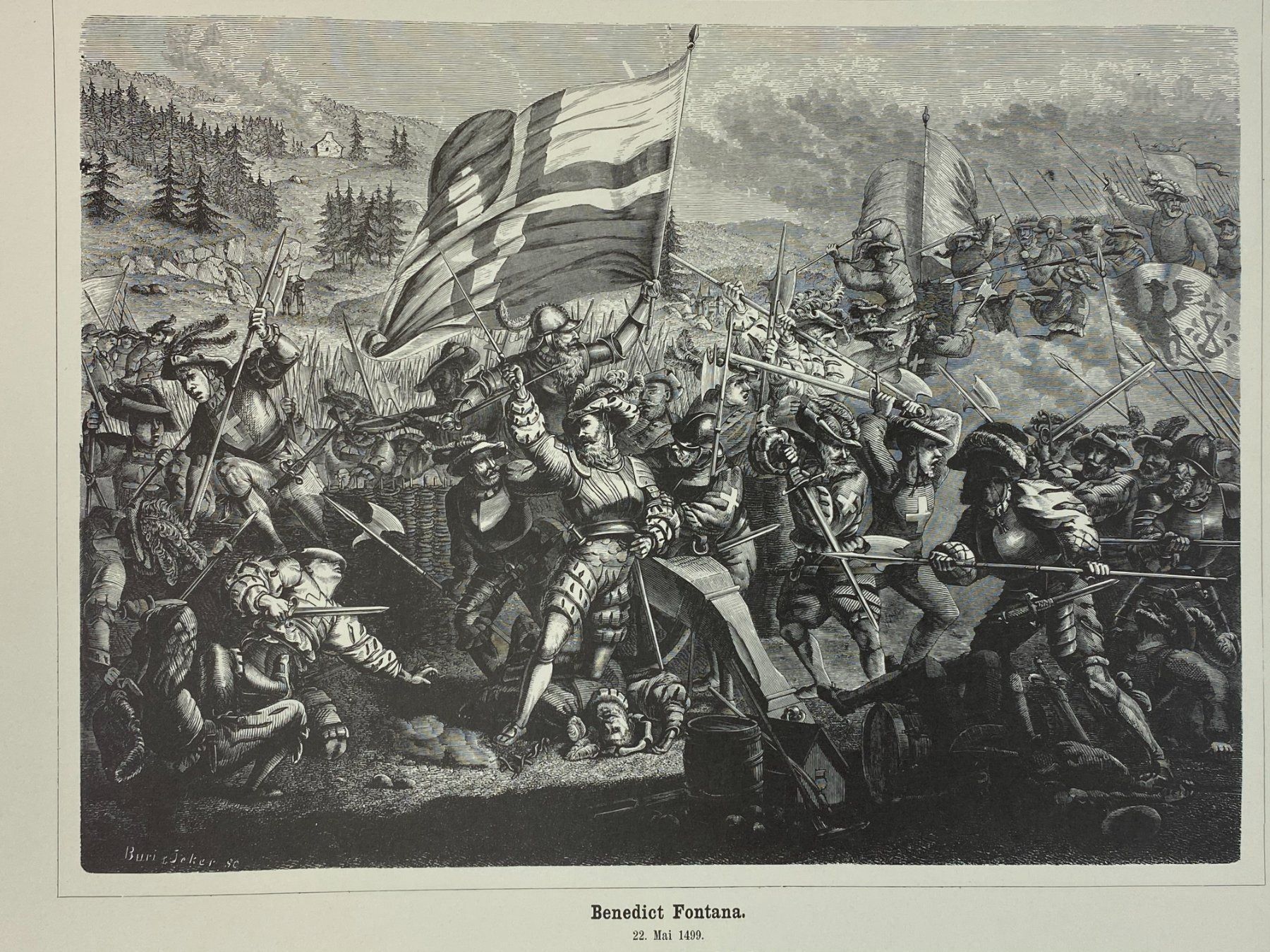 Foto & Immagini: Benedict Fontana Chur Graubünden 1409 – Usato da Wollerau venduto da Sammler-Ecke 1