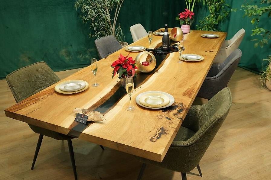 Toutes les décorations: Design trifft Natur - Dein Rivertable aus Eiche – D'occasion à Walchwil par Swissdesign_Haag 8