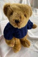 Teddybär mittelgross braun mit Pullover