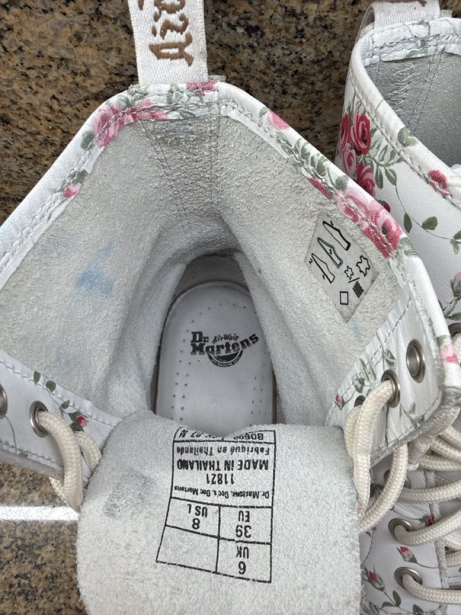 Dr. Martens Scarpe da donna: Dr.Martens mit Rosen unikat – Nuovo (secondo la descrizione) da Birsfelden venduto da Haex 1
