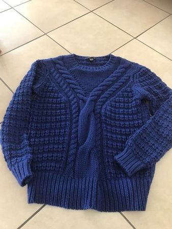 Damen Pullover blau S