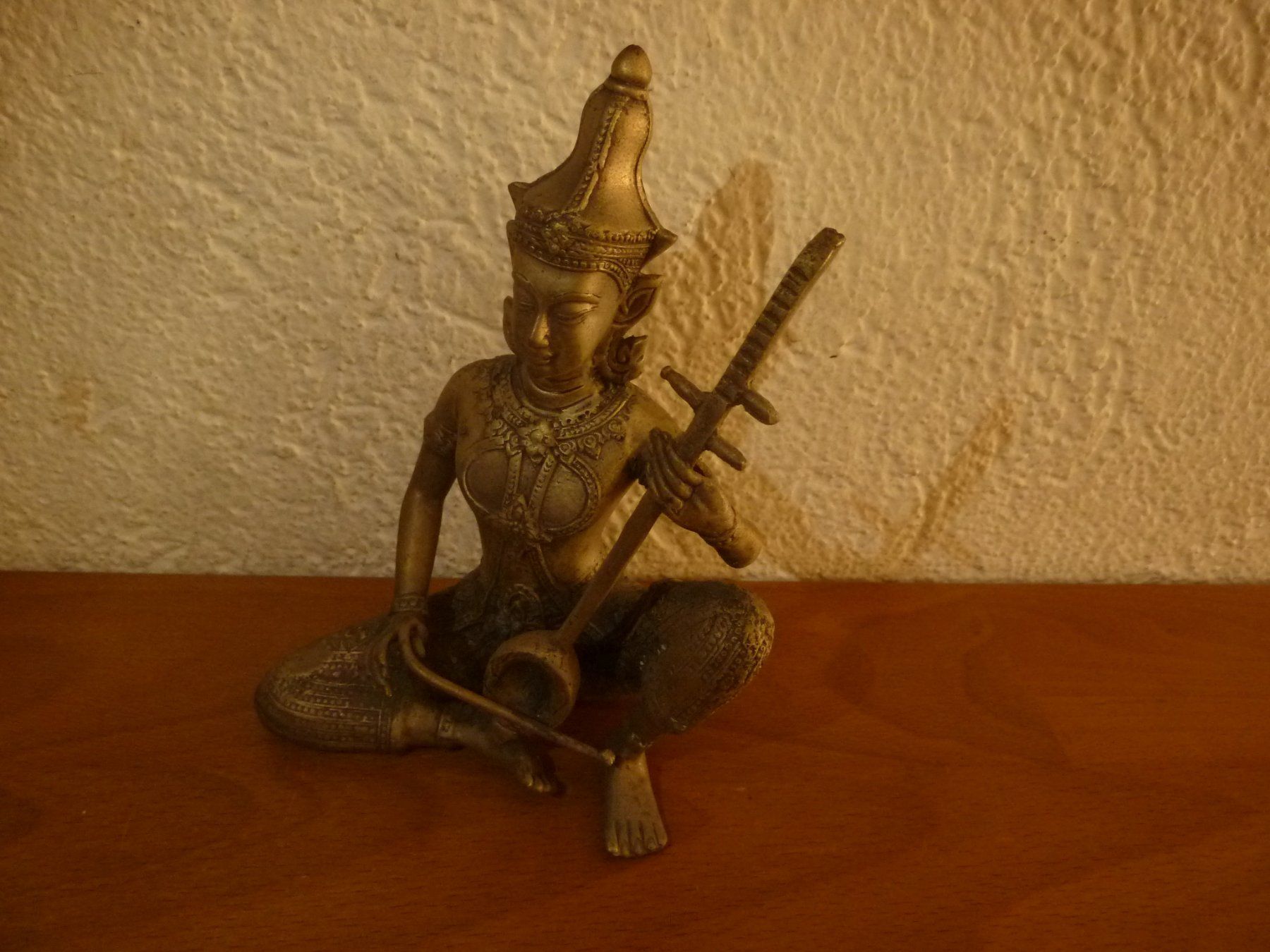 Sculture & Statue: Schöne Antike Saraswati Thailändische Statue – Usato da Hochfelden venduto da swissice 1