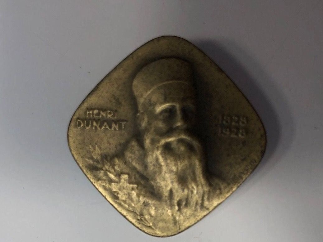 Plaketten & Abzeichen: pin henry dunant 1928 – Gebraucht aus Basel von dept