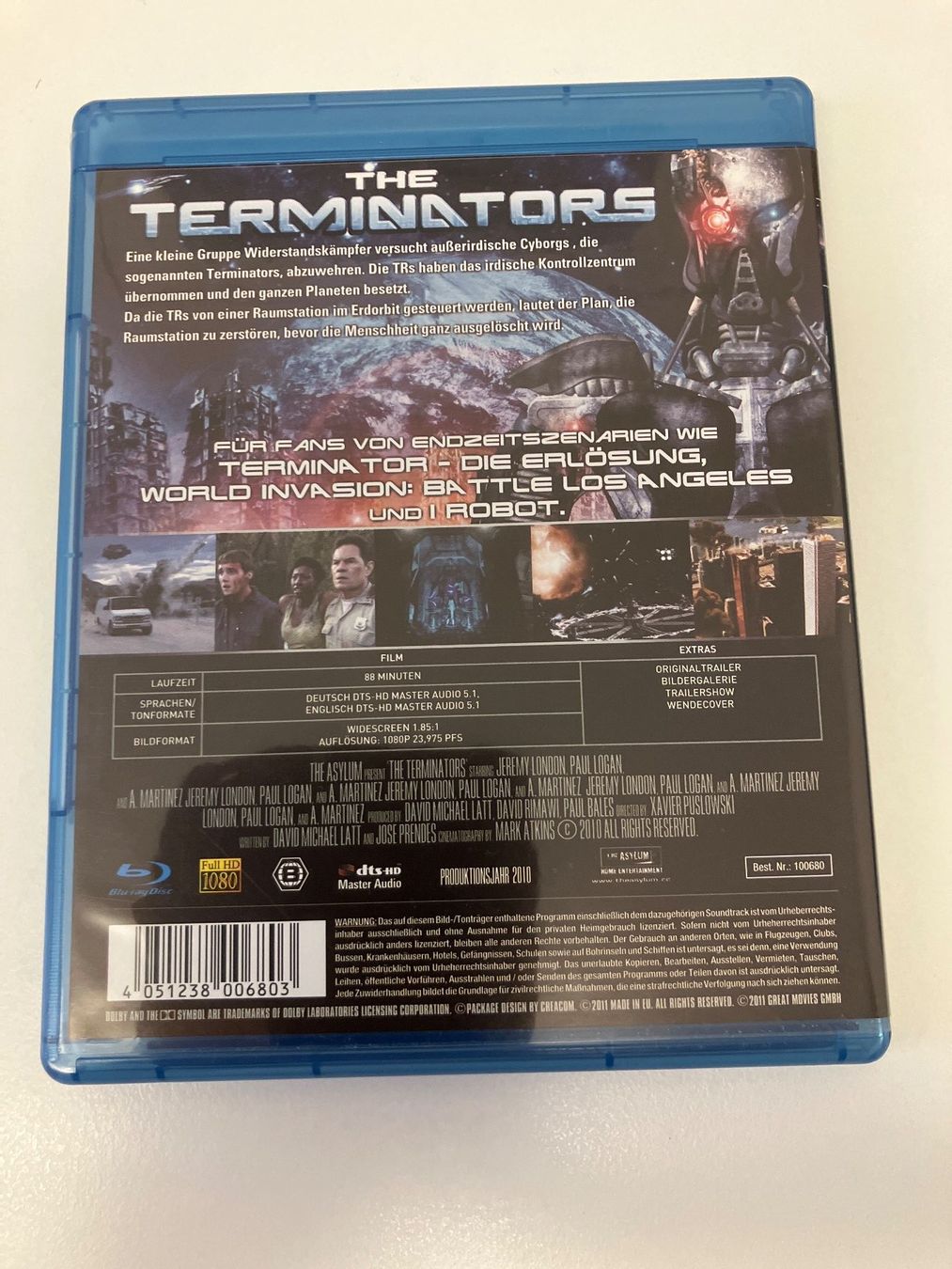Tutti i DVDs: The Terminators (2009) · Blu-ray – Usato da Arbon venduto da Sugofresser 1