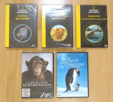 5x DVDs: National Geographic usw. - Tierwelt