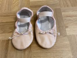 Ballettschläppchen Bloch Leder rosa Grösse 8.5 B gebraucht