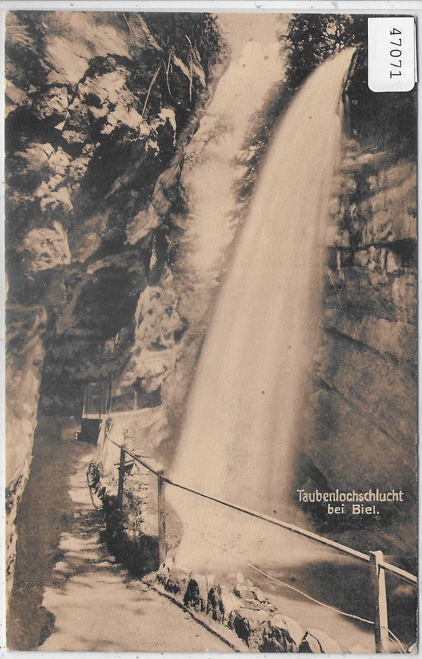 Cartoline postali: Taubenlochschlucht bei Biel – Usato da Ettingen venduto da Kartenplanet