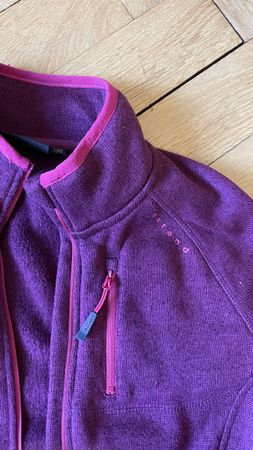 Violetter Faserpelz Damen