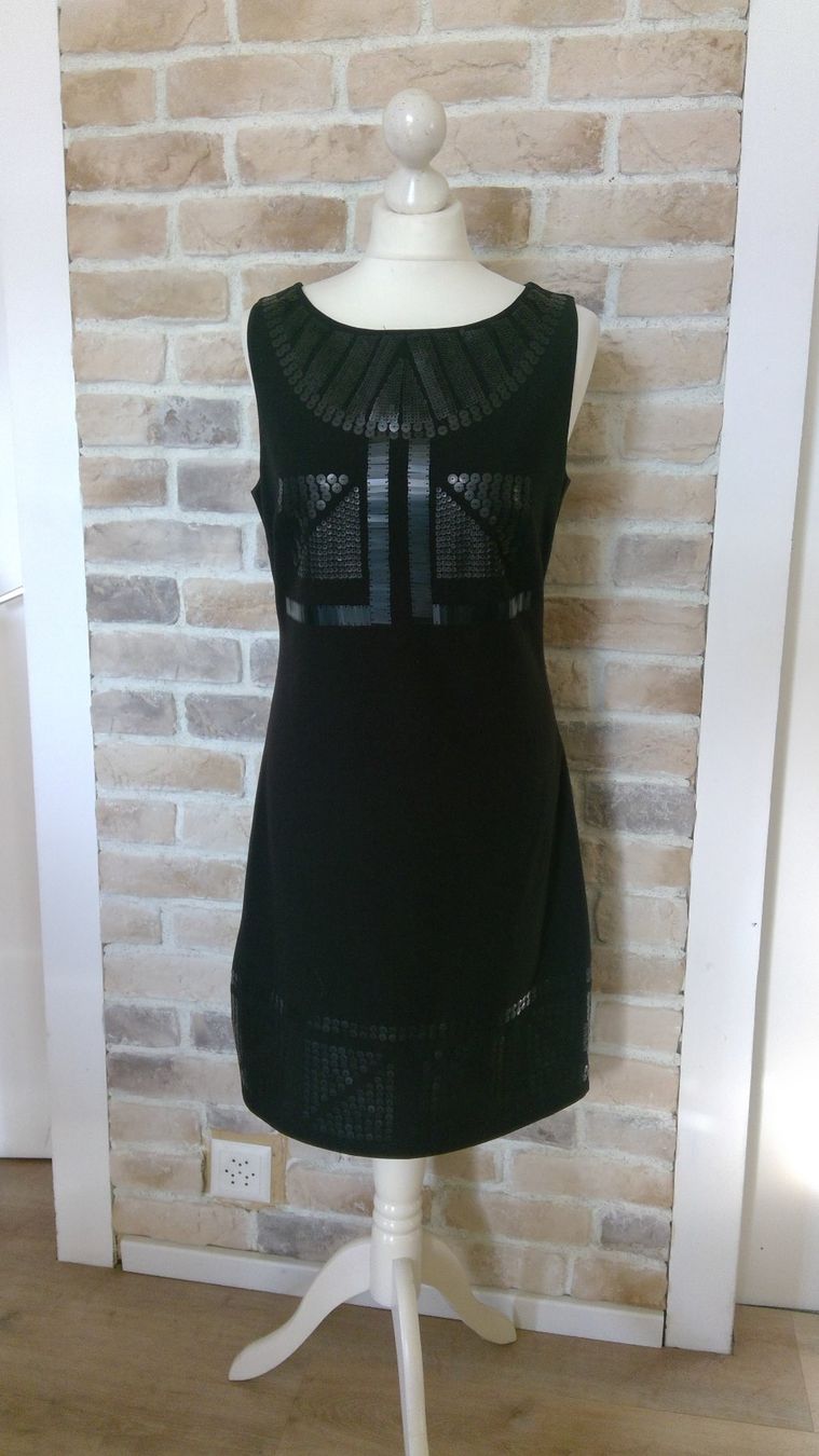 Promod Vestiti: Robe noire avec sequins PROMOD, taille M – Nuovo (secondo la descrizione) da Agiez venduto da chouchanelle