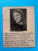 Käthe Dorsch - original Autogramm mit Widmung Autograph 1951