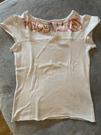 Rip Curl schönes T-Shirt weiss Gr S