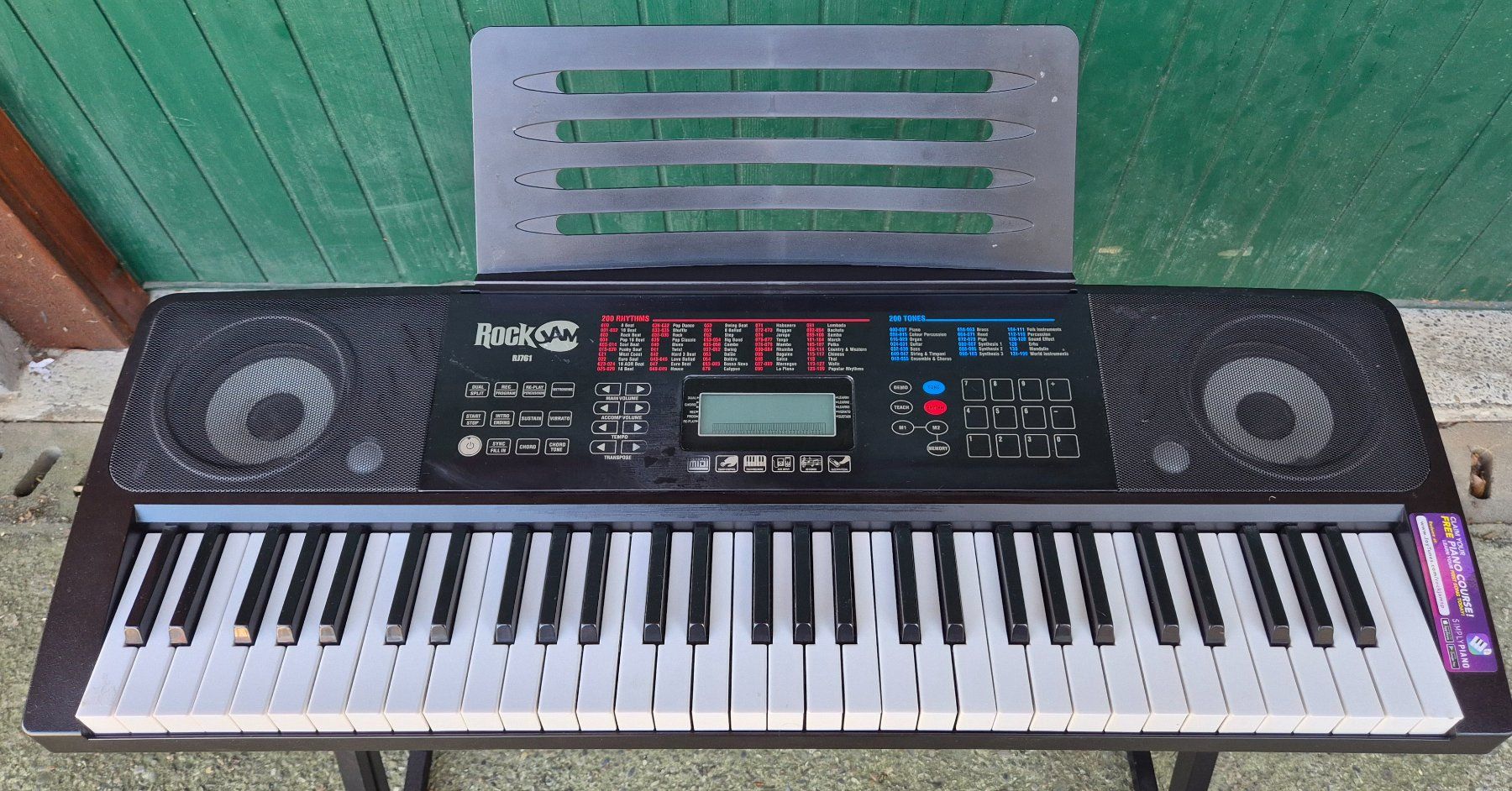 Strumenti musicali: RockJam RJ761 ist ein kompaktes Einsteiger-Keyboard – Usato da Neerach venduto da SilliS 1