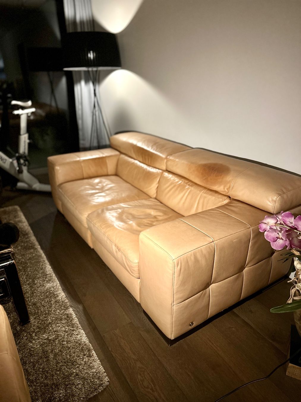 Divani: Natuzzi 2er Sofa plus Sessel - Rindsleder – Usato da Küsnacht ZH venduto da Icon21 5