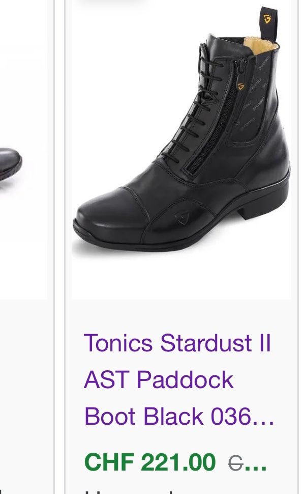 Reitstiefel & Stallschuhe: Bottine – Gebraucht aus Hohenrain von  4