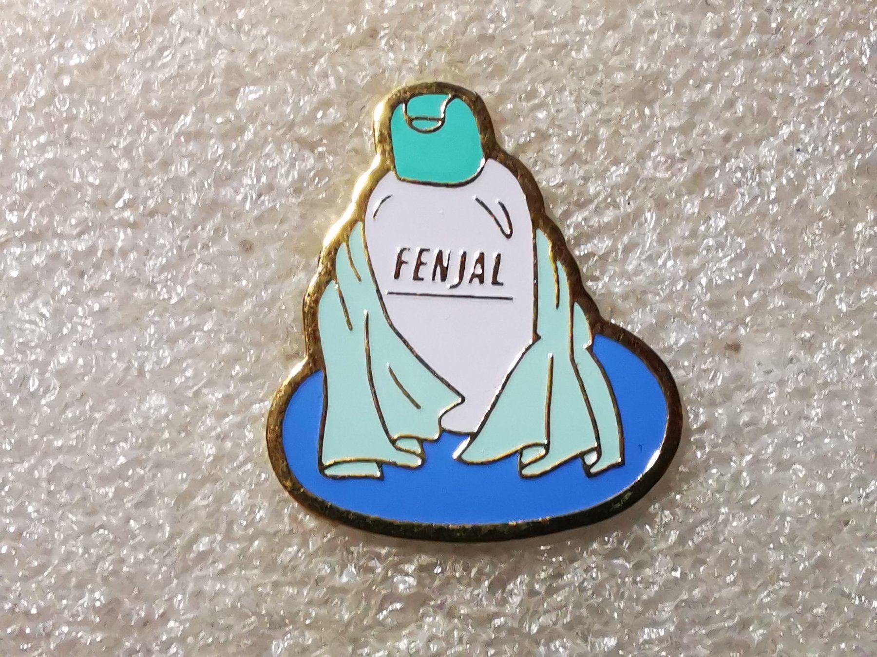 Placchette & Badge: Ansteckpin 54: Fenjal – Usato da Oppligen venduto da Pin-Fall-Shop