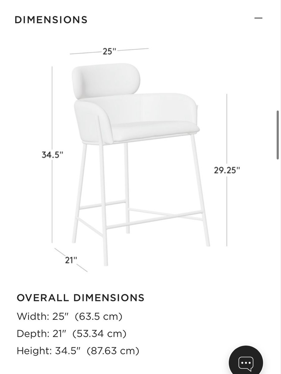 Sgabelli: CB2 Azalea Mink Counter Stool – Usato da Herrliberg venduto da MKBimport 7