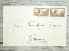 TR72 Enveloppe + Timbre Suisse 1929
