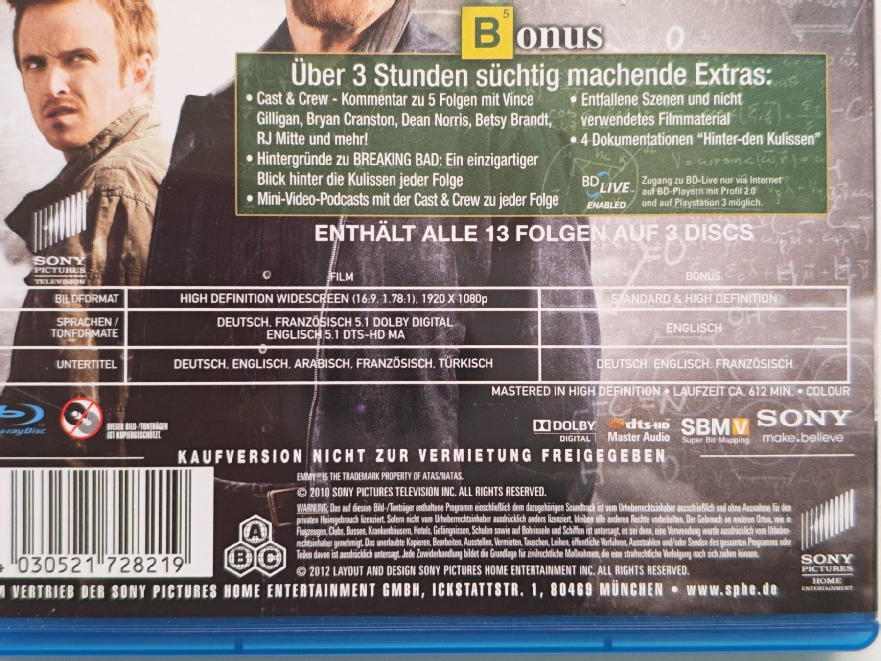 Tous les DVDs: Breaking Bad Staffel 3 – D'occasion à Liestal par Kratzilla 4