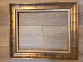 cadre baguette feuille d'or dimensions 46.5x36.5 cm