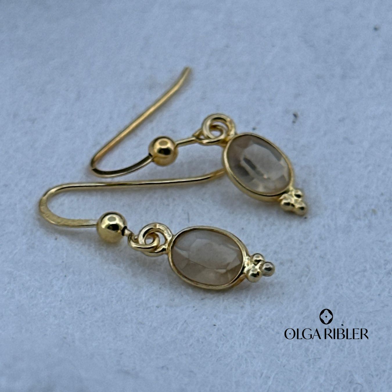 Olga Ribler Orecchini pendenti & Orecchini a lobo: Sterling Silber 925 Ohrringe mit Citrin – Nuovo (secondo la descrizione) da Luzern venduto da Schmuckoutlet 5