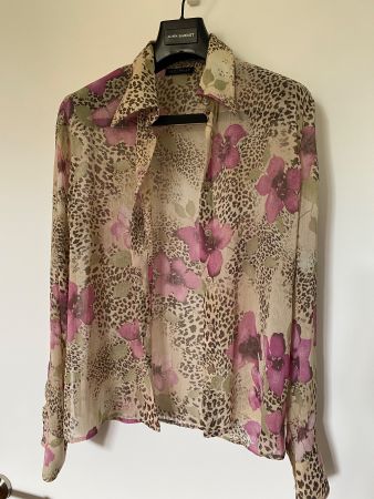 Romantische Chiffonbluse SIXTH SENSE - Gr. 40