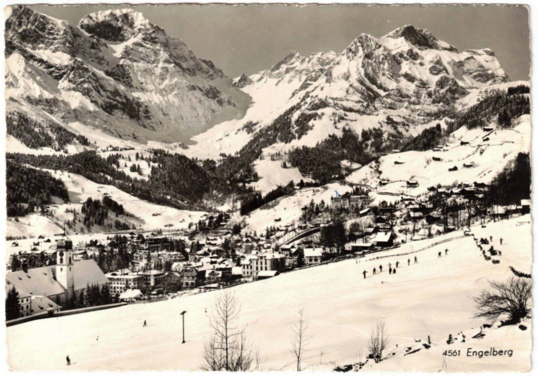Cartoline postali: Engelberg - Skilift Klostermatte – Usato da Binningen venduto da Mountainrider