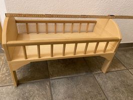 Puppenbett gross aus Massivholz