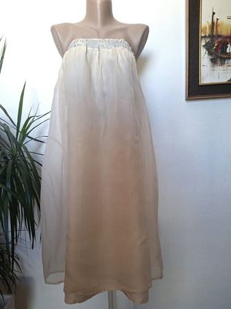 Robe bandeau/Jupe -NILE- 100% Soie– Taille M