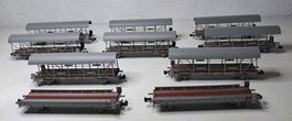 BLS Autoverlad Wagen 10 teilig Liliput Spur N ohne OVP