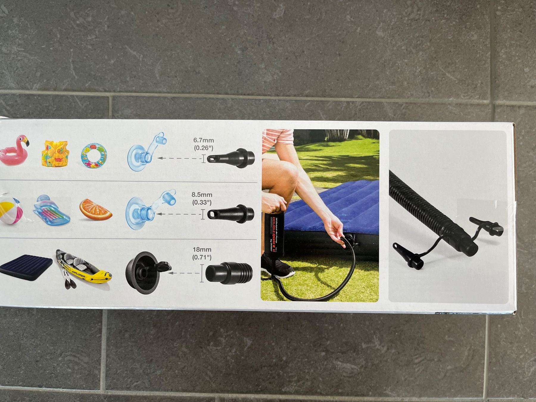 Intex Pompe & Parti di ricambio: Intex Luftpumpe Double Quick 2 neuwertig – Nuovo (secondo la descrizione) da Unterägeri venduto da flu_zp5d 2