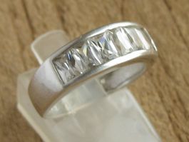 Ring Silber 925 Zirkonia / Gr. 54
