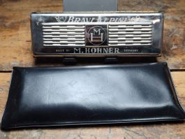 Wunderschönes altes Hohner Mundharmonika  BRAVI ALPINI