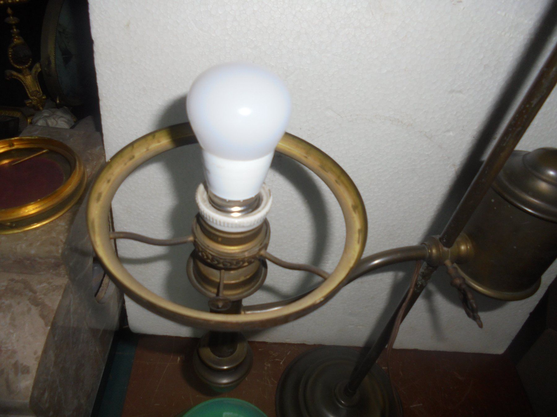 Lampen: Antike Tischlampe von ca. 1940 – Gebraucht aus Camorino von Hunpete 5