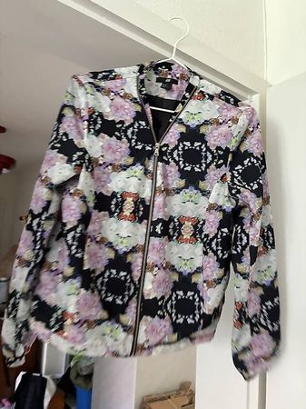 Bomber Jacke Floral Flower