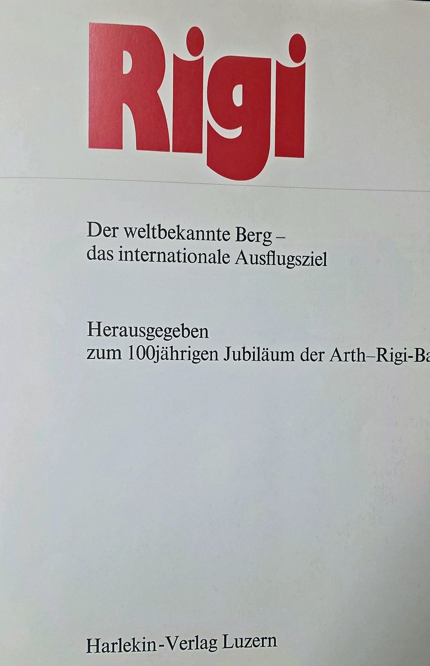 Libri: Jubiläumsbuch 100Jahre Rigi-Bahn – Usato da Filzbach venduto da Cschufi 1
