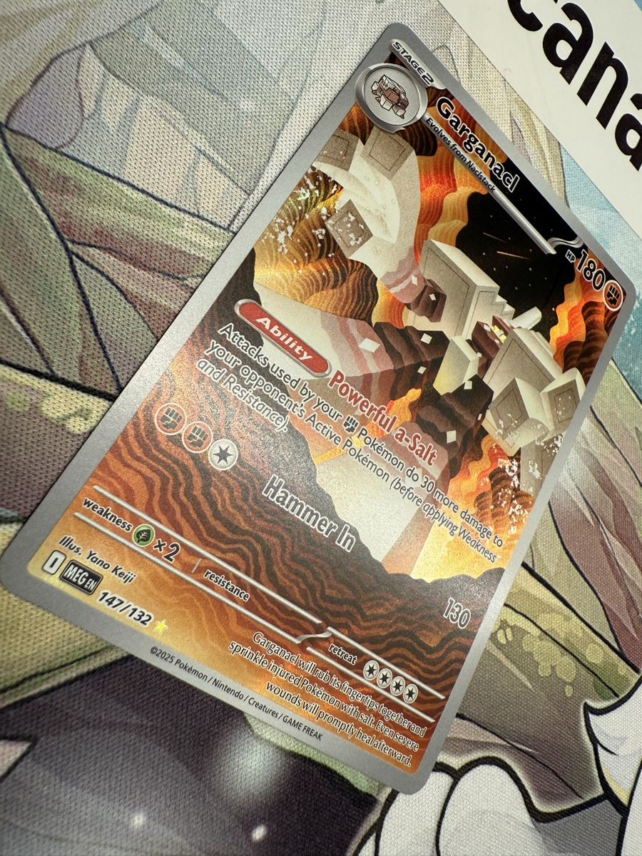 Pokémon Carte collezionabili: 147/132 Garganacl 2025 Pokemon mega Evolution EN MINT – Nuovo (secondo la descrizione) da Niederweningen venduto da rimicanardo 3