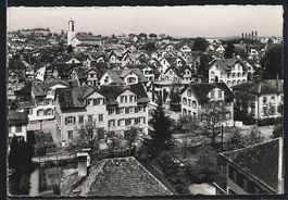 Flawil /St. G., Ortsansicht mit Blick zu