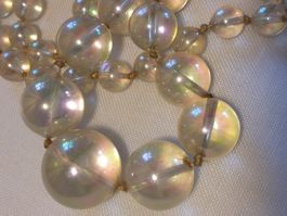 Seltene Soap Bubble Glaskette ca 1940