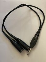 Klinke 6.3mm Doppelstecker für 2 Kopfhörer 