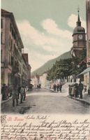 Alte Ansichtskarte St. Imier mit Kirche und Stadtansicht,...