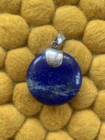Pendentif rond en lapis lazuli