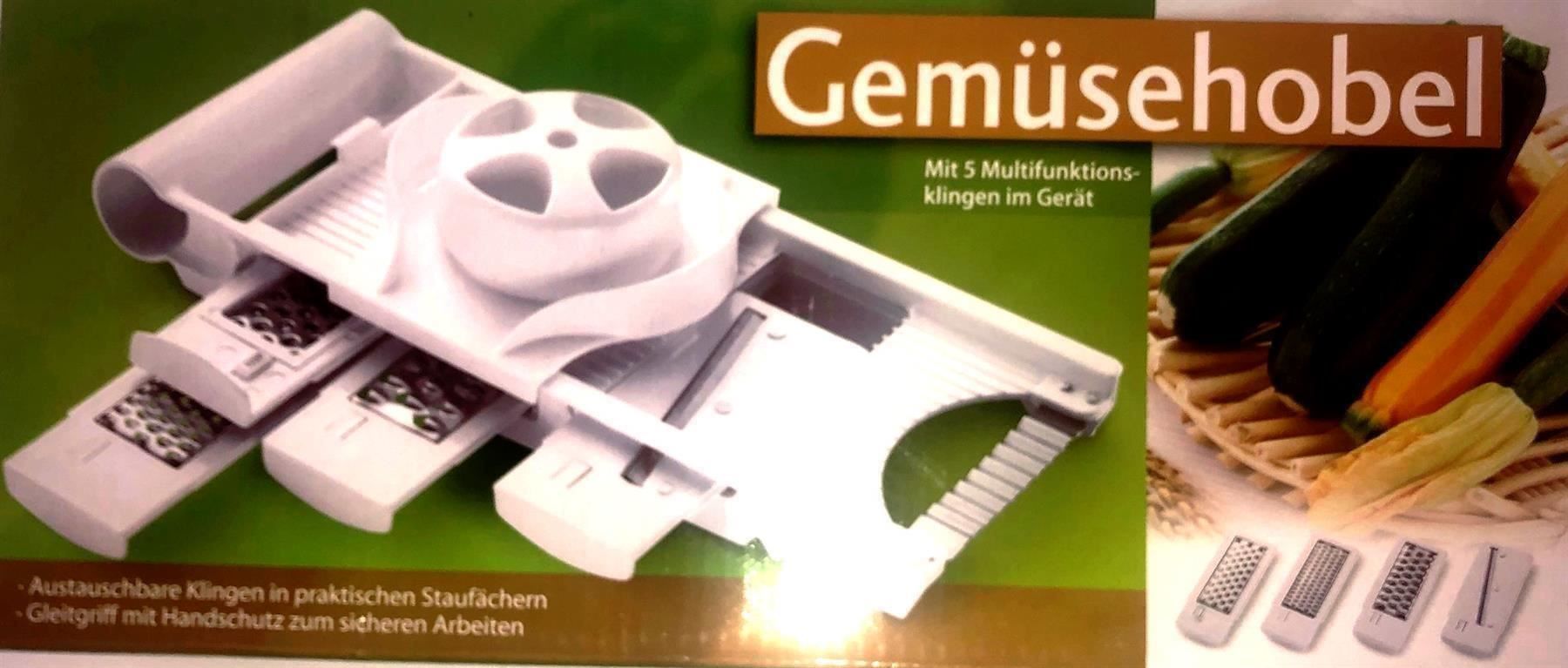 Elettrodomestici da cucina: Gemüsehobel mit 5 Multifunktionsklingen – Nuovo e nell'imballaggio originale da St. Gallen venduto da schnaeppchen-preise