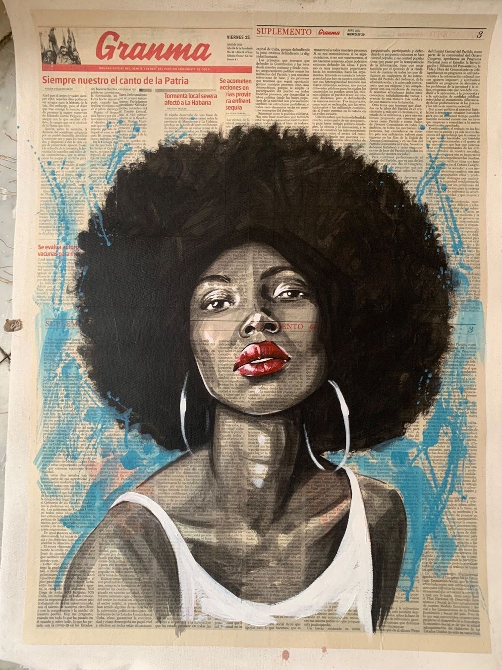 Poster & Bilder: Kuba Original Bild auf Leinwand – Gebraucht aus Bern von Artbrokerswitzerland 3