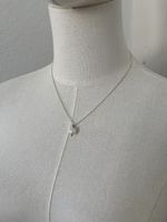 Piel de Plata pearl-like pendant necklace, silver 925, new