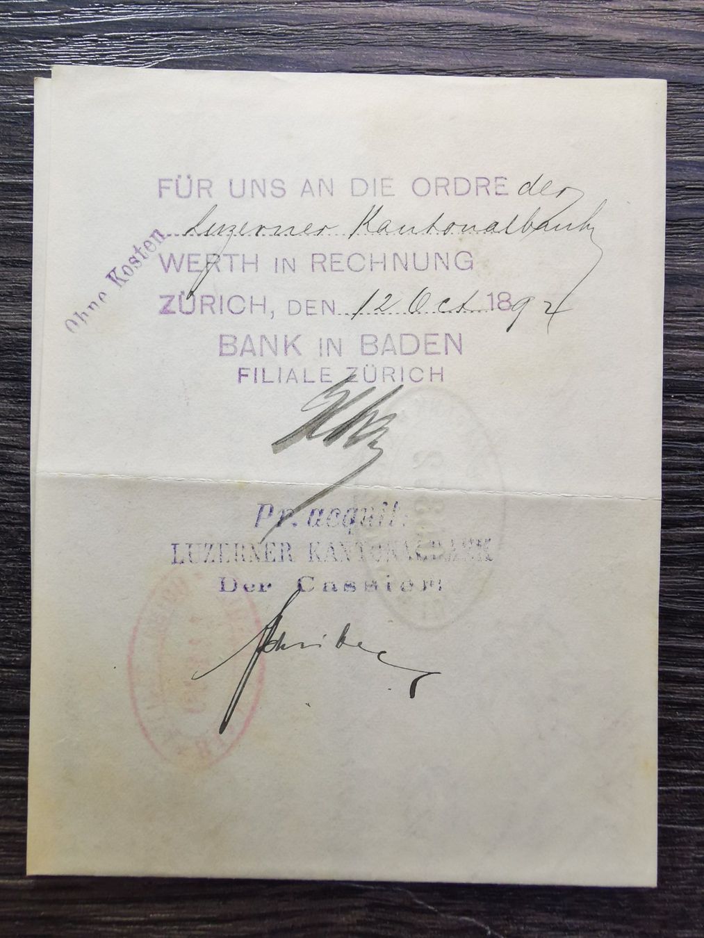Tutti i francobolli: TR48 Enveloppe + Timbre Suisse 1892 – Usato da Cousset venduto da Patrick_Collections 5