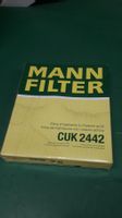Pollenfilter- Innenraumfilter MANN FILTER CUK2442 OPEL