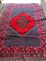 Grand tapis tunisien artisanal en laine Tissé main 300 x 206