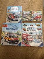 Ravensburger Buch Fahrzeuge, Feuerwehr, Baustelle, Bauernhof