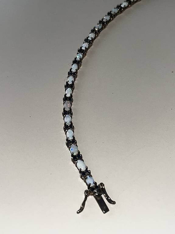 Bracciali & Braccialetti: 925 Silber Armband mit Opalen – Usato da Kreuzlingen venduto da gab_75s8 2